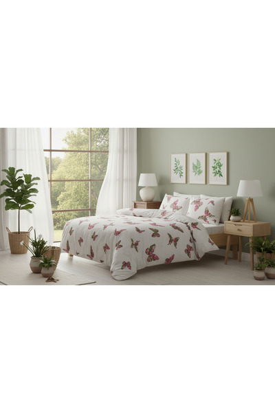 AL-SARIHI GROUPS TAÇ Turkish Double Duvet Set, 4 Pieces