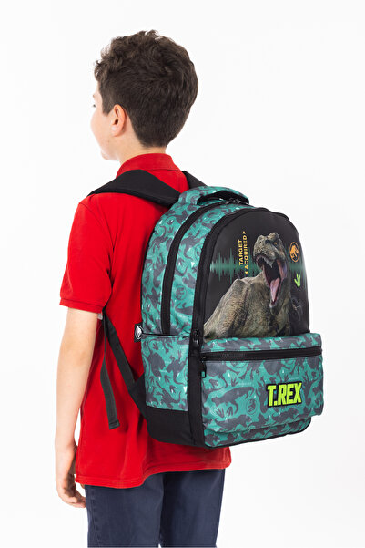 Necati Çanta Licensed T.Rex Themed Boys' Elementary School Backpack