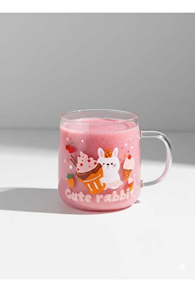 Ta-Fu Global 500ml Glass Cup with Silicone Lid and Straw