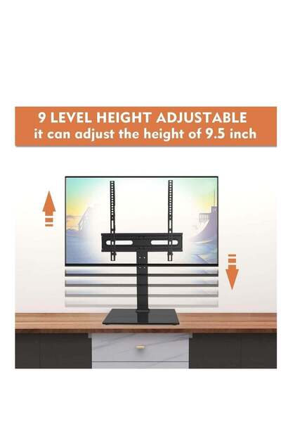 The comprehensive house حامل تلفزيون طاولة لشاشات LCD/LED مقاس 32-65 بوصة - ق...
