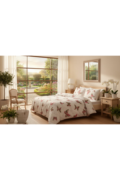 AL-SARIHI GROUPS TAÇ Turkish Double Duvet Set, 4 Pieces