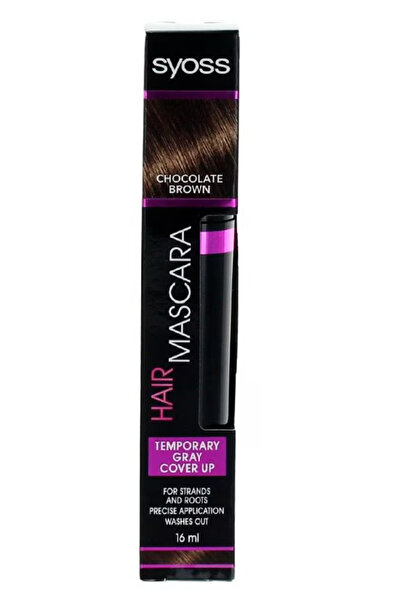 Syoss Colorant de par temporar tip mascara, Syoss, 16 ml Chocolate Brown