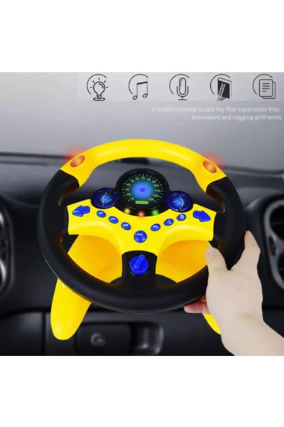 OEM Toy Steering Wheel with Stand and Suction Cups, Sounds