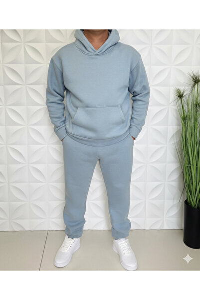 NİCE 3-Ply Thick Combed Cotton Fabric Sha Fleece-Lined Shoes and Bag Set - Bottom and Top Set