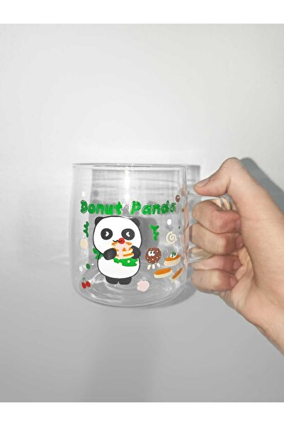 Ta-Fu Global 500ml Glass Cup with Silicone Lid and Straw