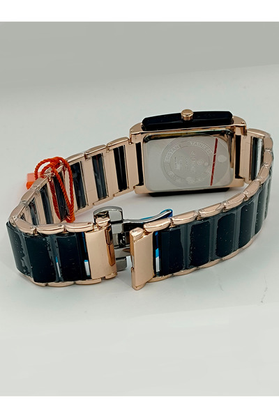 SHADOW Luxurious Couple Watch Set - Elegant Rectangular Two-Tone Design