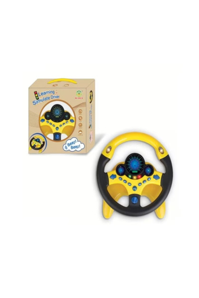 OEM Toy Steering Wheel with Stand and Suction Cups, Sounds