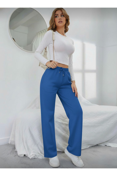 SLAW REZZ Women's Sweatpants Winter 3-Thread Fleece Lined Baggy Sweatpants