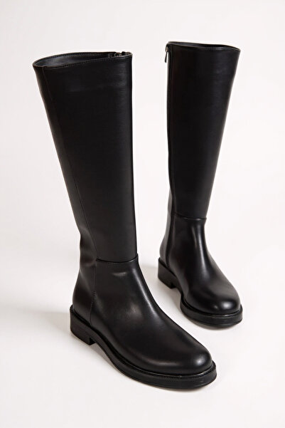 muhhu moda Daily Flat Sole Boots Full Mold