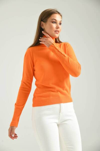 Noi Belis Turtleneck Soft Textured Knit Sweater Aw25Kz0112