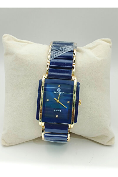 SHADOW Luxurious Couple Watch Set - Elegant Rectangular Two-Tone Design