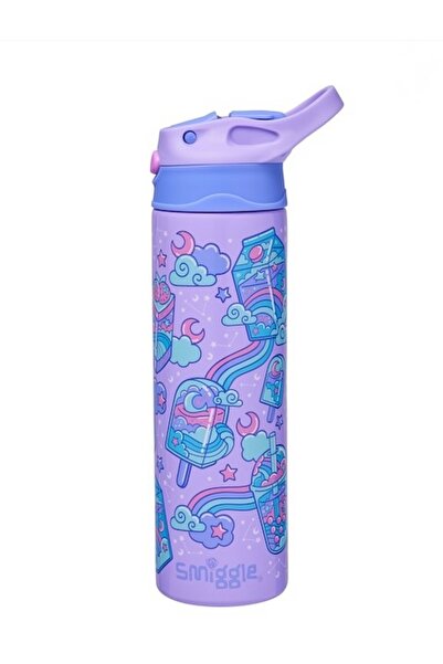 SMIGGLE Paslanmaz Çelik Kapaklı İçecek Şişesi 520ml