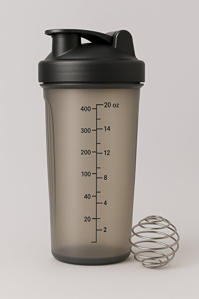 Generic Protein Shaker Bottle with Mixing Ball – 600ml Leak-Proof Sports Shaker