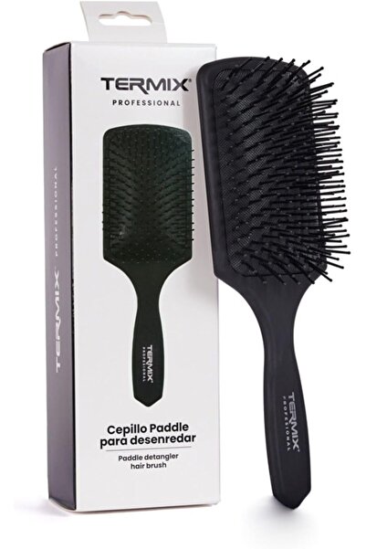 Termix فرشاة شعر احترافية لفك تشابك الشعر (أسود)