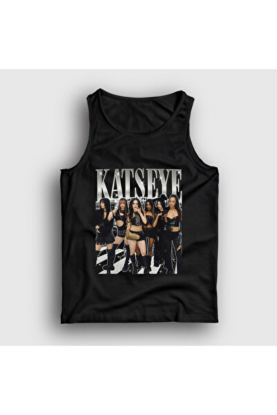 Presmono Unisex Black Shine K Pop Katseye Undershirt 583761Tt