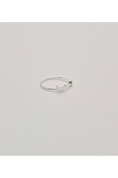 Set 925 Ayar Gümüş Ay Motifli Toplu Burun Piercing Halka Hızma ( Çap: 9 mm- K...