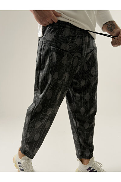 COCOPELLI Men's Patterned Baguette Trousers with Front Pocket Detail Coc2580