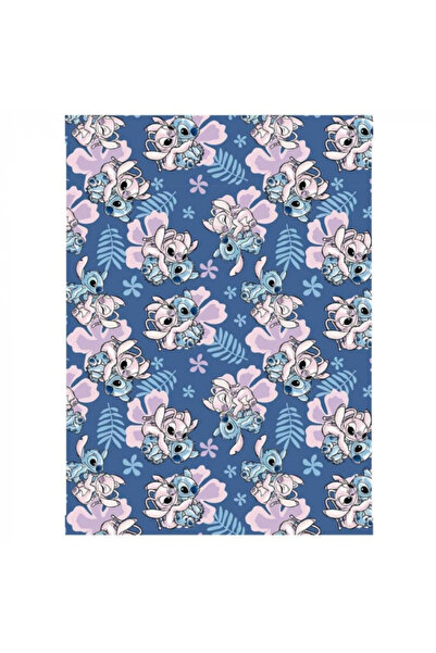 Lilo & Stitch Coral fleece blanket, Hibiscus, 110 x 150 cm