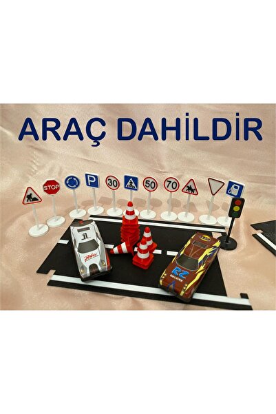 Eta3d Mini Trafik Eğitim Seti Asfalt - Trafik Levhaları - Duba Çocuk Eğitici ...