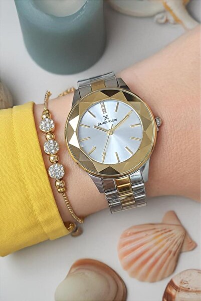 Daniel Klein Altın/Metalik Kadın Kol Saati - Orijinal - Kesme Cam - Çelik Kor...