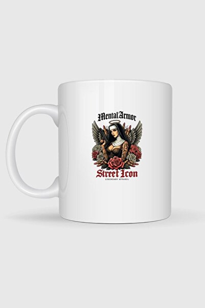 Bahriyeli Collection Mental Armor Street Icon B Printed Mug Cup