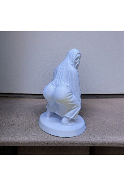 multiogz Twerk Yapan Hayalet Masa Dekoru – Komik 3D Baskı Figür – Mini Hediye & Ofis Süsü