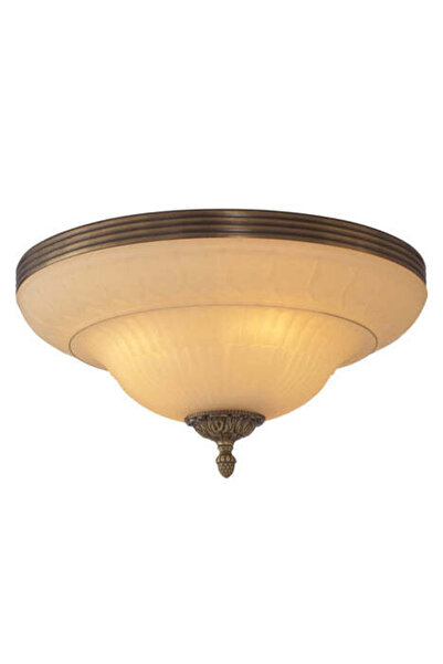 Avonni Classic Ceiling Light E27 3x60W Metal Bronze-Antique/Cream 50 cm