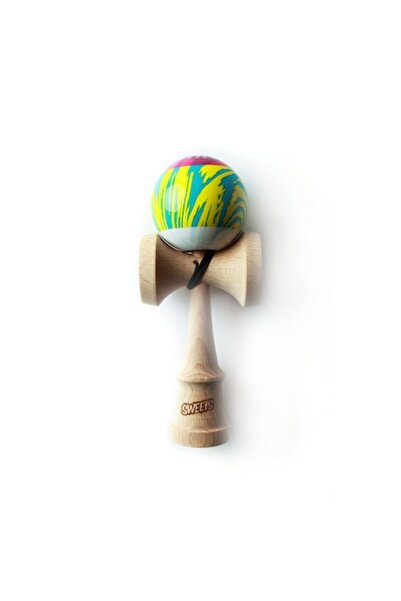 SWEETS Kendama Prime Grain Split 2.0 CMYK Multicolor - Educational Dexterity Toy