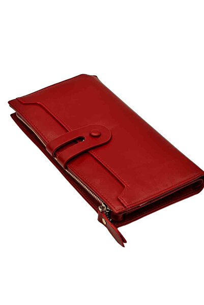Micutz Women's Leather Wallets: Chic Elegance Collection?, Red Color