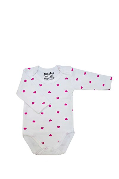 KATIA 100% Cotton Baby Long Sleeve Bodysuit – Soft Organic Fabric |   1-3-6-9...
