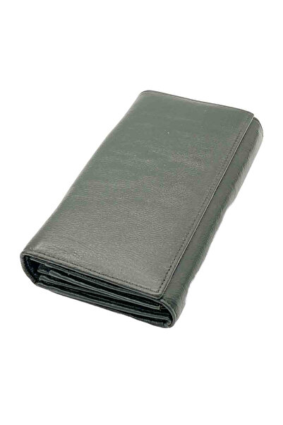 Micutz Women's leather wallet, Pure Elegance Collection, Gray color