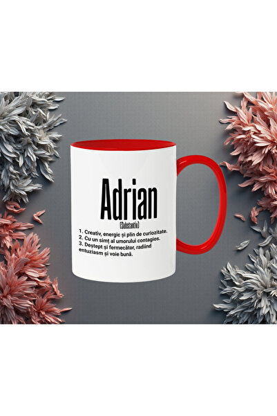 CrisPrint Personalized Mug with the Name Adrian – Unique and Special Gift