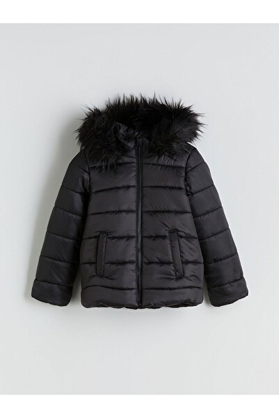 LC Waikiki Jachetă puf pentru fete LCW ECO cu glugă