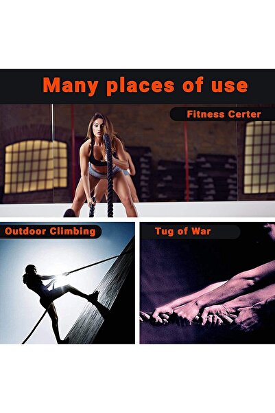 JOYZZZ Battle Rope, 38 mm Poly Dacron, 9 m