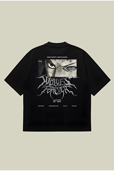 PURE POWER Darcs Sport Obhito Uchiha Boxy Fit oversized Unisex 100% Μπλουζάκι...