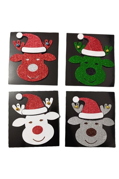 şahane parti زينة عيد الميلاد اللطيفة، 4 قطع