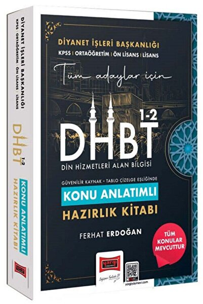 Yargı Yayınları Yargı 2026 DHBT 1-2 Konu Anlatımlı - Ferhat Erdoğan