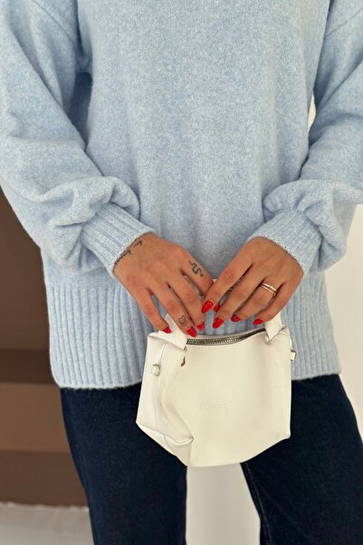 Noi Belis Oversized Basic Soft Textured Knitwear Sweater Aw25Kz0115