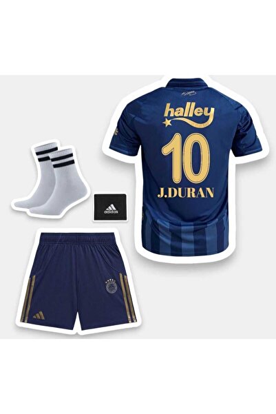 Forma F'en^er.bâhçe 2025-2026 SEZON LACİVERT ÇOCUK FUTBOL Forması 4.LÜ SET //...