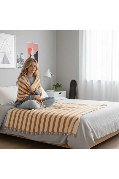 Limitless Natural Cotton, Soft Battal Size Pique, Seat Cover, Multi-Purpose Cover 240X260 Cm.