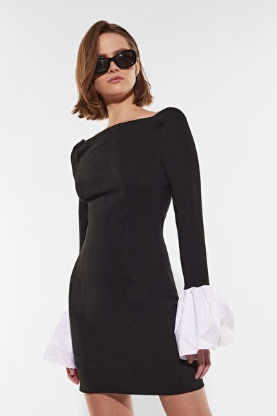 Diva Exclusive Fashion Rochie Scurtă cu Mânecă Clopot