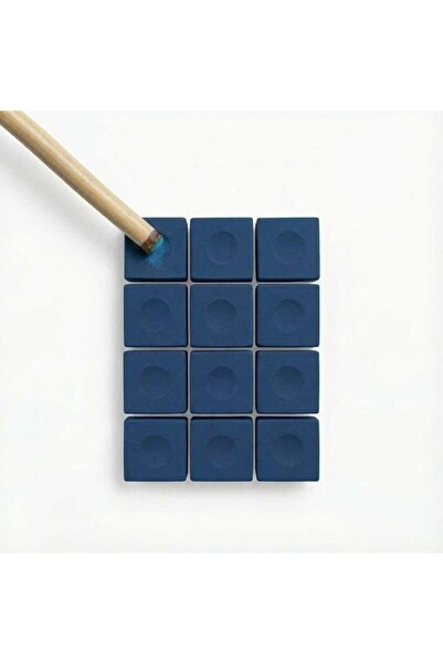Fstyle Professional Billiard Cue Chalk - 12 Pieces - To enhance grip, reduce errors and improve control and accuracy