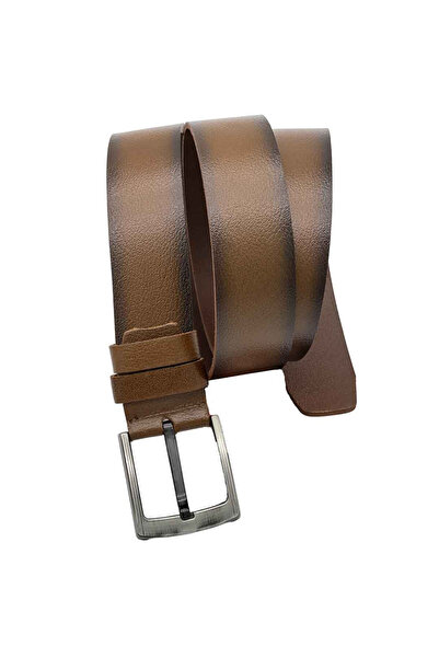 Micutz Leather Belt for Men, Large Sizes, Dark Brown, Width 4.2 cm, Size 165 cm
