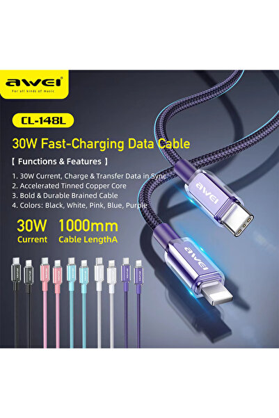 AWEI CL-148 L Smart Fast Charging Cable