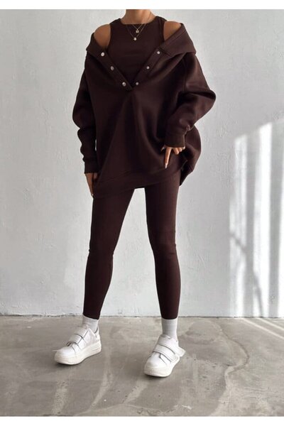 UNBOX مجموعة VersaStyle الثلاثية - بني