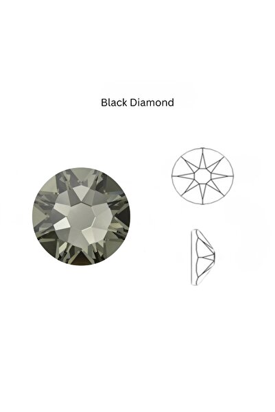 DARA Trading DARA Black Diamond crystal ss10 (2.5mm) 10GR (1440pcs) hotfix