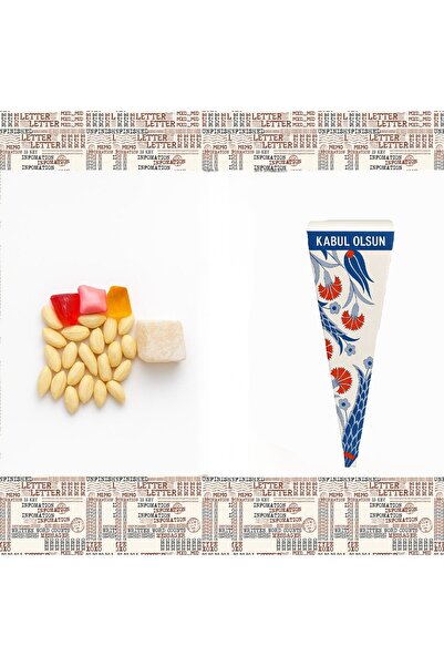 MAKTUB Şekerleme Mevlüt Şekeri Akide ve Sade Lokumlu (70gr) 200 Adet