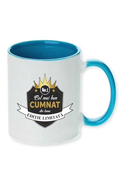 CRD PRINT Personalized mug 'Best Brother-in-law', Blue, Ceramic, 330 ml