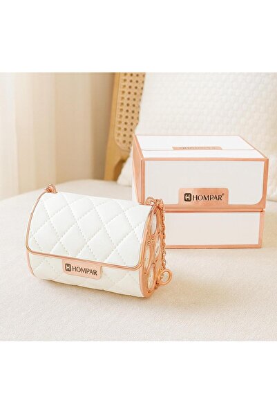 HOMPAR Rouge Hombar Set with Elegant Leather Bag – 4 Pieces