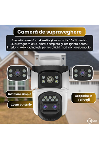 EDYLUX Surveillance camera 4 Ultra HD 12MP Lenses, EDYLUX®, Wireless